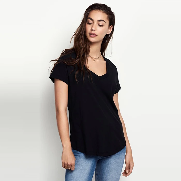 
Best Quality Cheap Custom Tshirt Women Blank Cotton T Shirt 