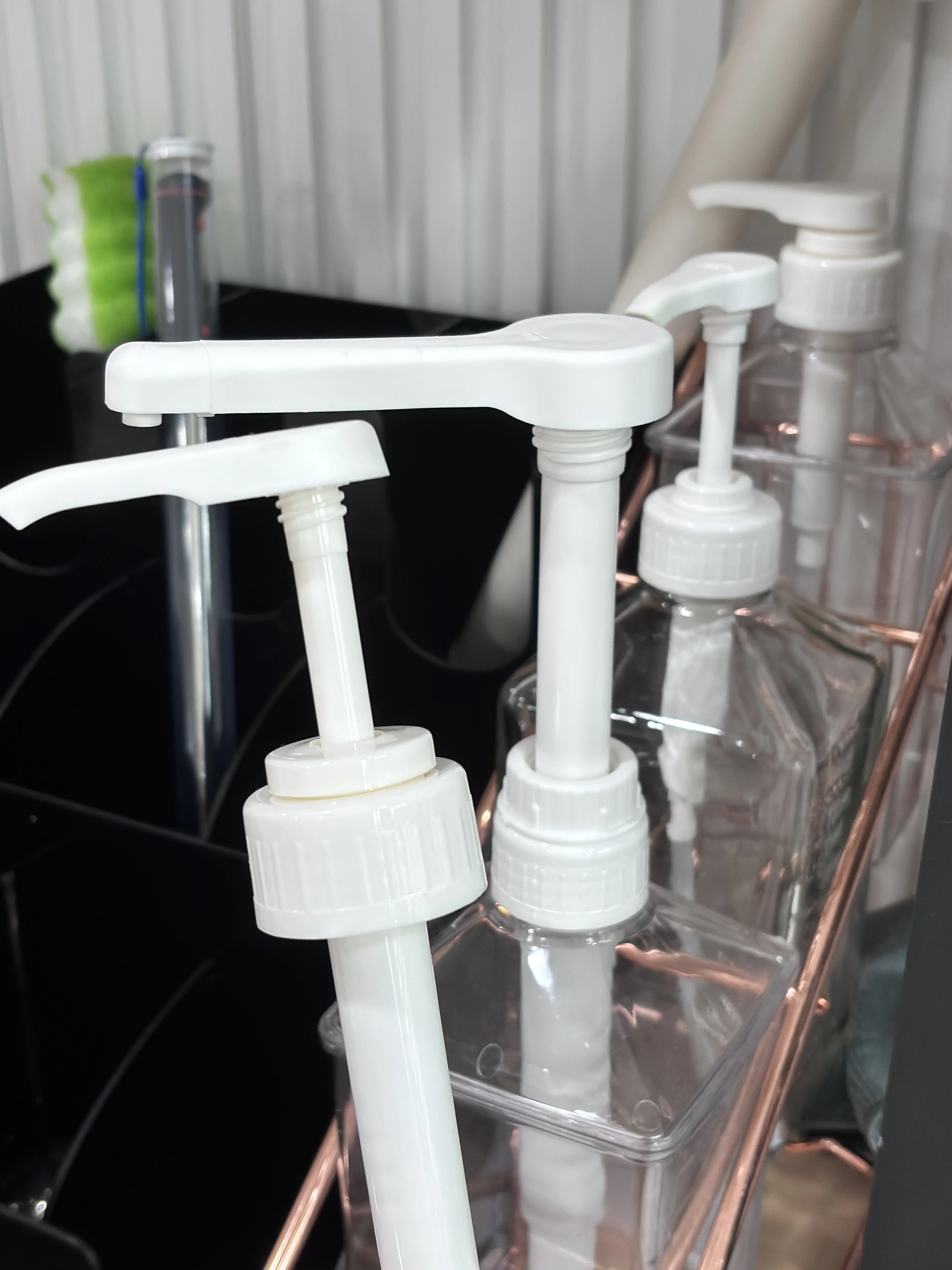Food Grade 28mm 38mm Hermetic Plastic Syrup Pump Hotel & Restaurant Supplies Sauce Milk Beverage Juice Drink Dispensers