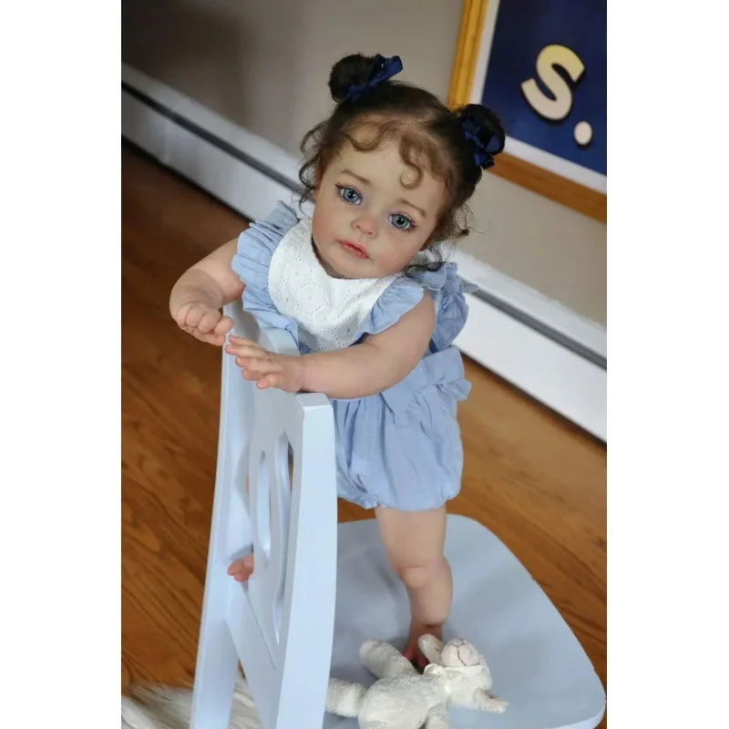 High Quality Lifereborn SUESUE Realistic Eye Full Silicone Reborn Baby Dolls 22inch For Girls Gift
