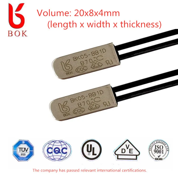  Термостат KSD9700/BK05 30 ~ 160 градусов 2 А/5 А/10 А/20 А термозащитный переключатель контроля