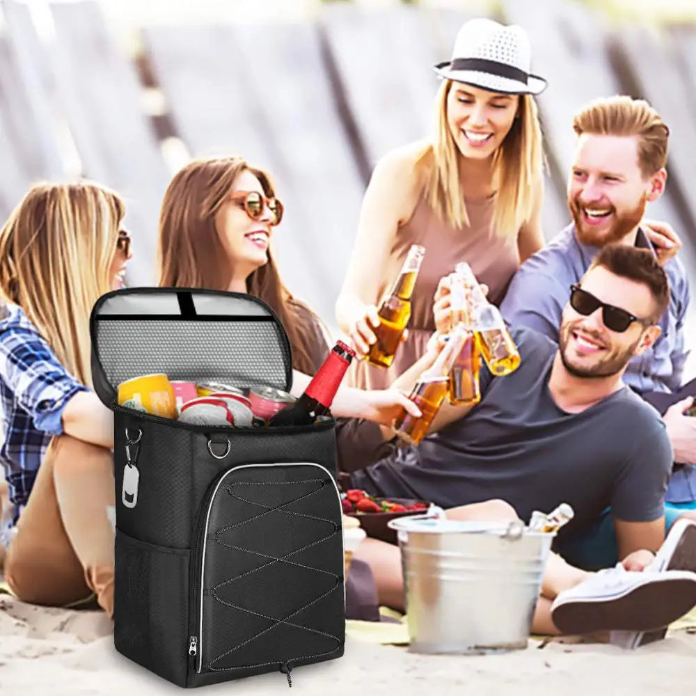 Insulated Cooler Backpack Leakproof Soft Cooler Bag Lightweight Backpack Cooler for Lunch Picnic Fishing Hiking Camping Park