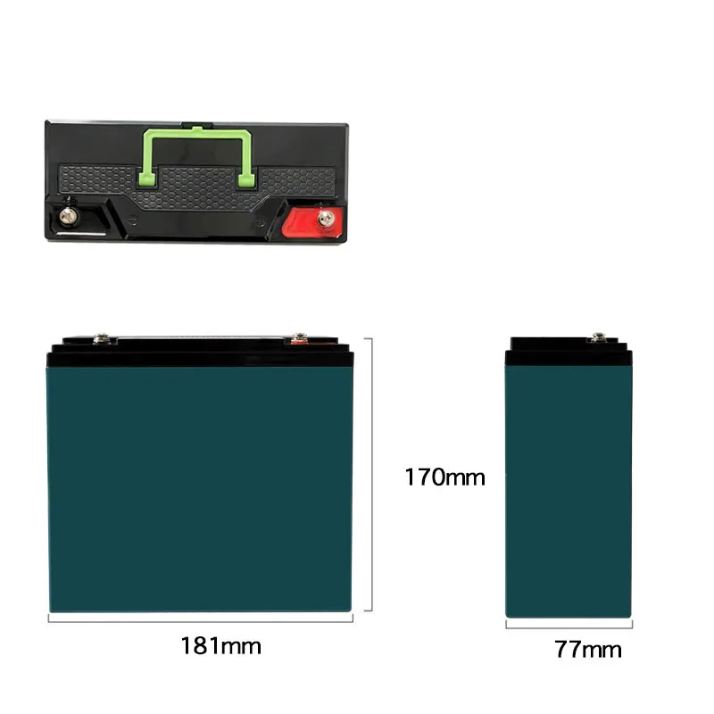 Hot sale deep cycle 12v 10Ah rechargeable ebike lithium portable battery for solar home lighting system/EV/UPS