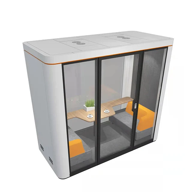 Soundproof Commercial Meeting Booth Soundproof Office Booth Acoustic Pods Soundproof Office Pods