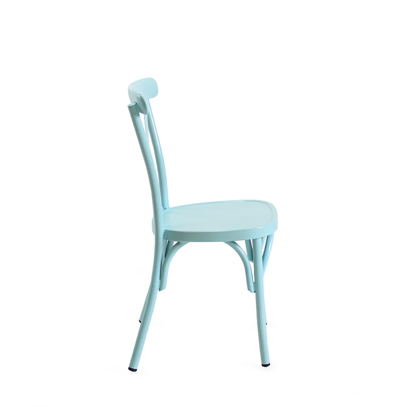 
New arrival Wholesale Antique metal Chair garden restaurant coffee Shop rest furniture Chairs Stacking dining room Chair 