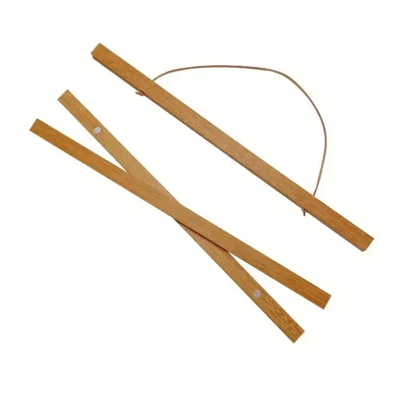 Wooden Poster Frames Teak/Pine Photo Hangers Living Room Room Pictures Canvas Prints Poster Scrolls Artwork