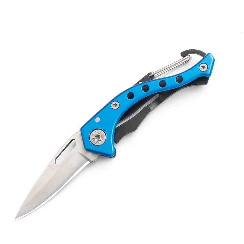 Hot Sale Stainless steel Portable Keychain Folding Knife  Camping outdoor