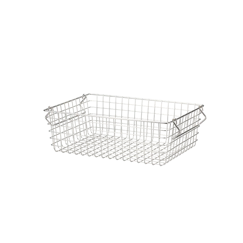 Hot sale Square  household Metal stacking Basket with handle for sundries