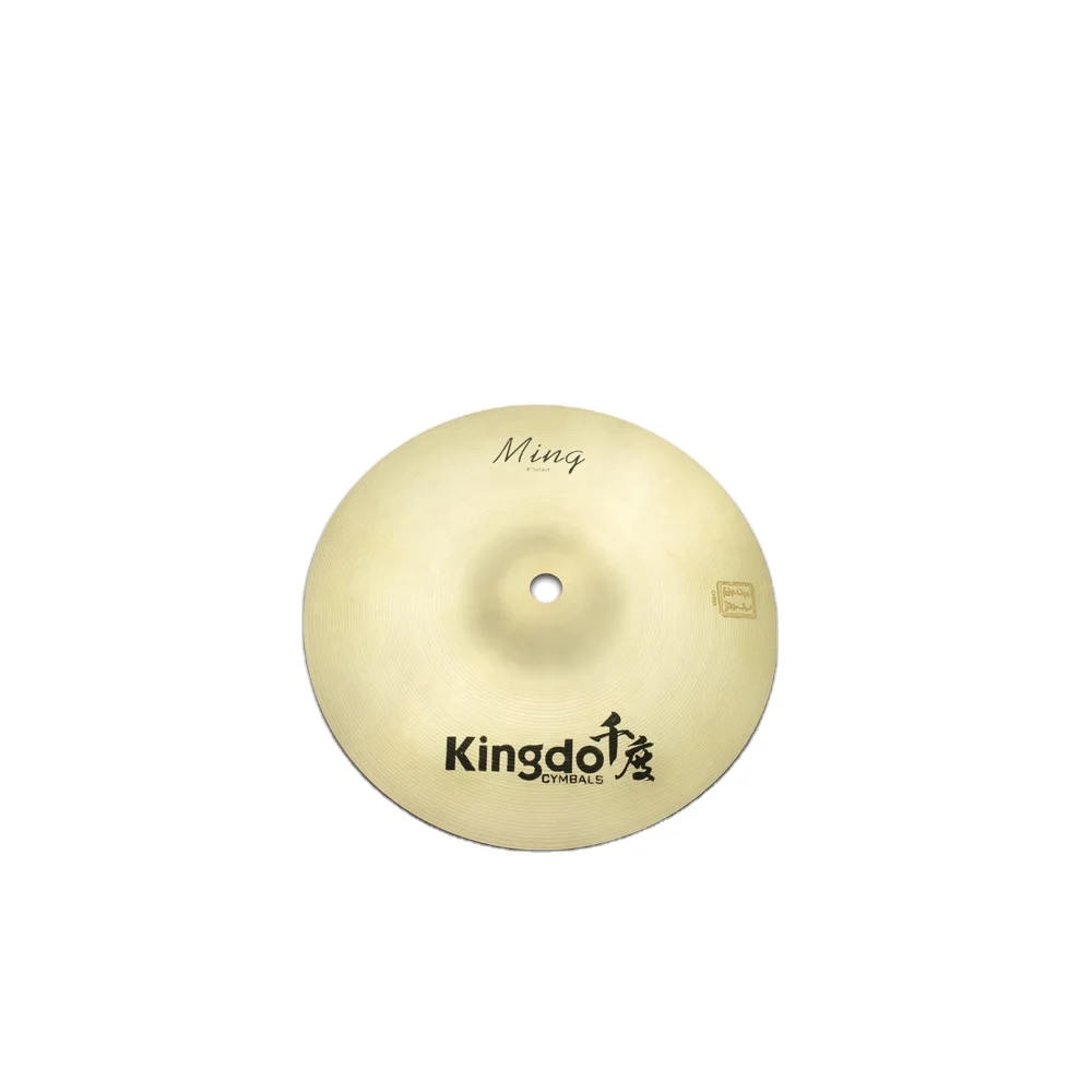 Kingdo Factory direct sale low price handmade B20 8' Ming Splash cymbal electronic drum set instruments musical cymbalst