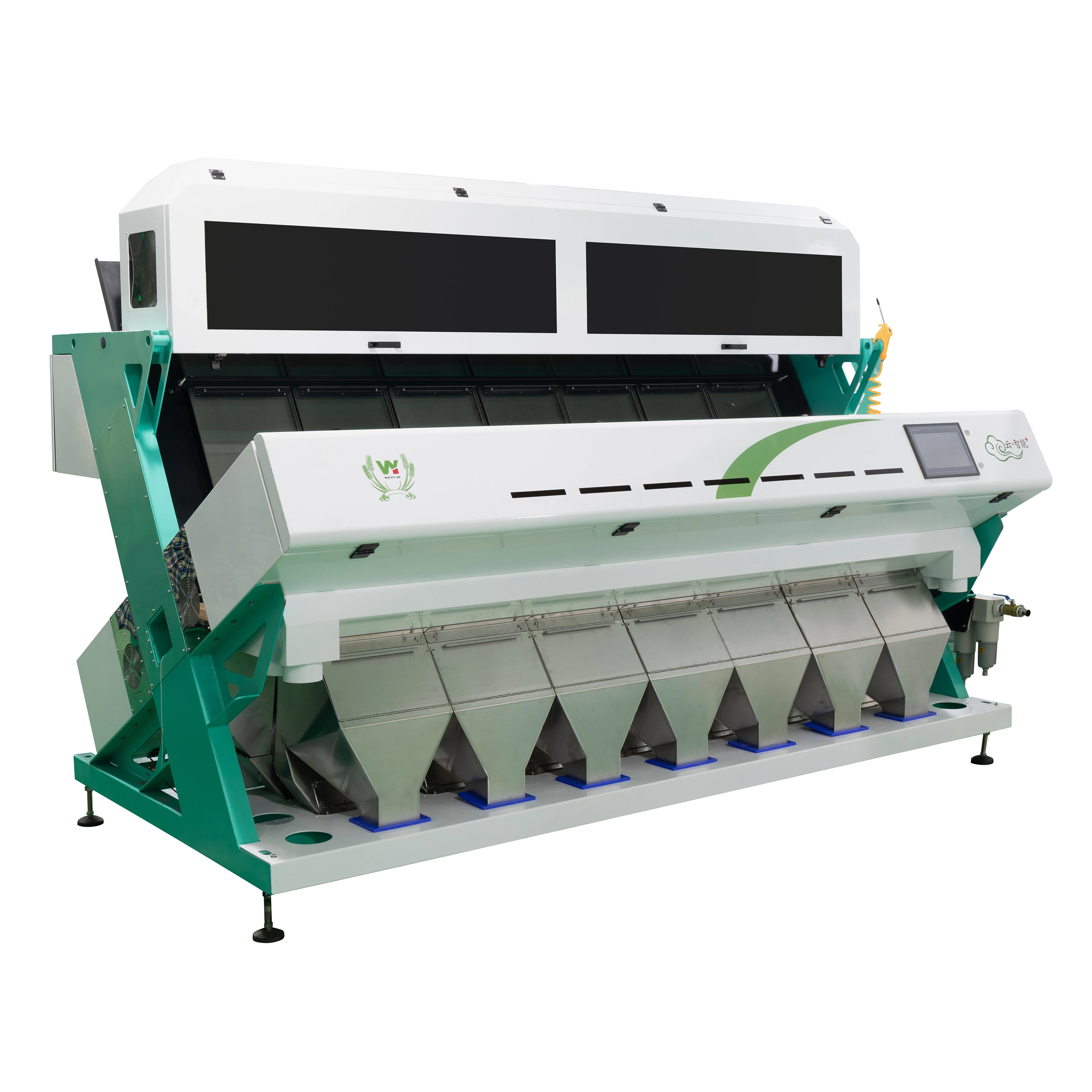 Intelligent CCD color sorter peanut color sorting machine rice color sorter for rice mill with high capacity