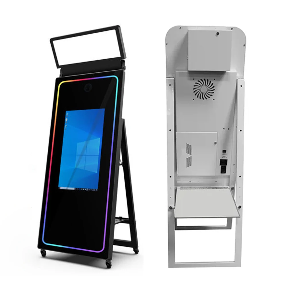 magic mirror lcd dslr photo booth price enclosure mirror black selfie
