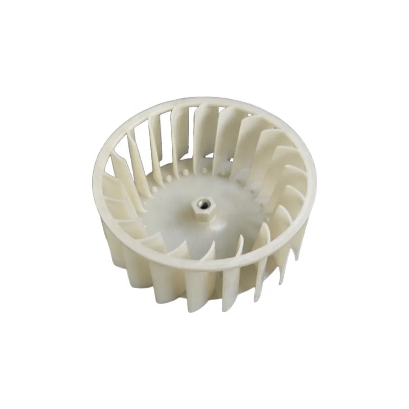 
Plastic Spare Parts Precision Injection Moldin Small Air Blower Plastic Impeller 