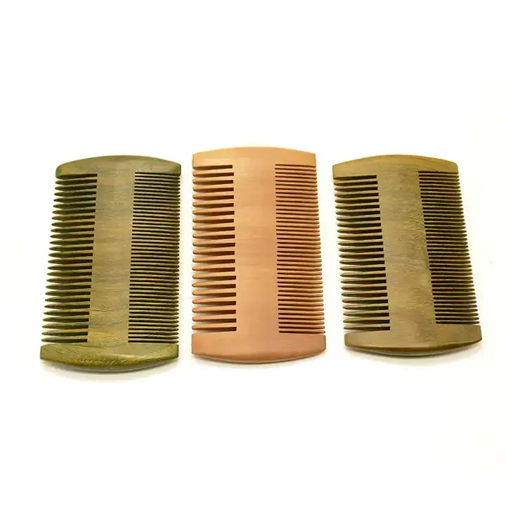 Factory custom Ebony wide tooth comb Hand custom hair comb for both men and women