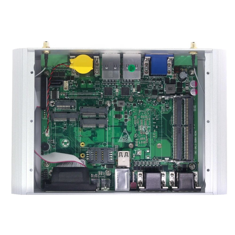 Pfsense Mini PC In-tel Core I7 10610U 2LAN 6COM LPT DB9 USB3.0 Low Power Win10 Linux Fanless Computer