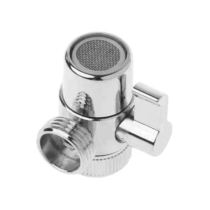 Brass Adapter Three Head Function Switch, 3-way Diverter Valve Faucet Connector