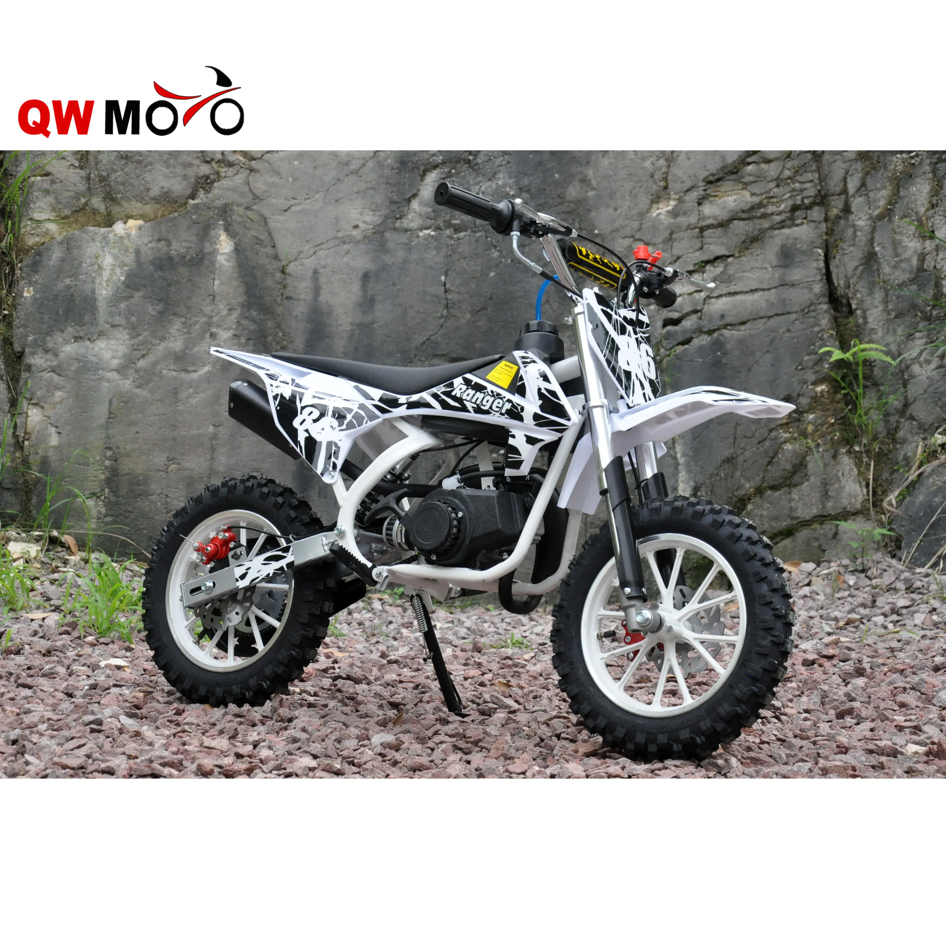 QWMOTO 49CC 50CC 2 Stroke Motorcycle Mini Kids MotorBike for sale