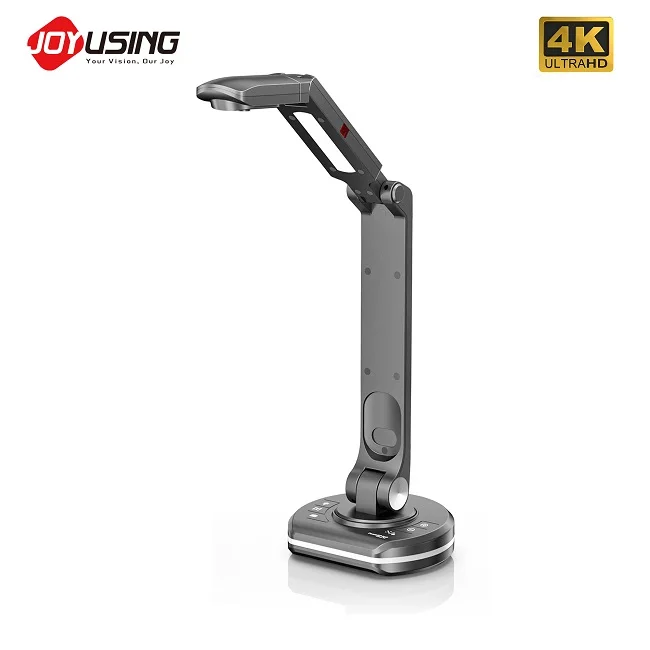 Joyusing V500S-4K Class Document Camera Best 13MP Visualizer Supplier OCR Overhead Camera Webcam 2 in 1 Built-in Microphone