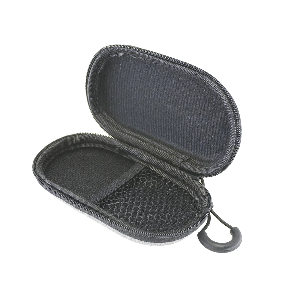 Rectangle Small Hard EVA Case - Portable Protection Earbud Case Zipper Pouch for Headset, Earphone, Flash Drive, Charging Cable