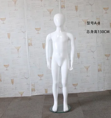 Fashion Full Body White Children Model Kids Ghost Mannequins for Sale