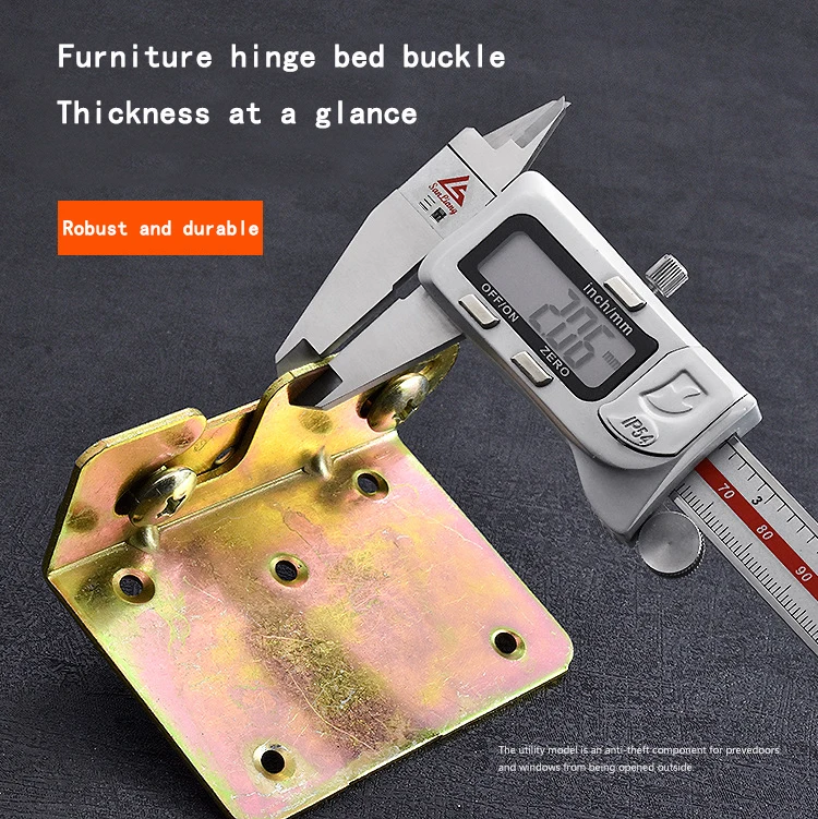 Factory direct sale right angle sofa bed bracket for connection