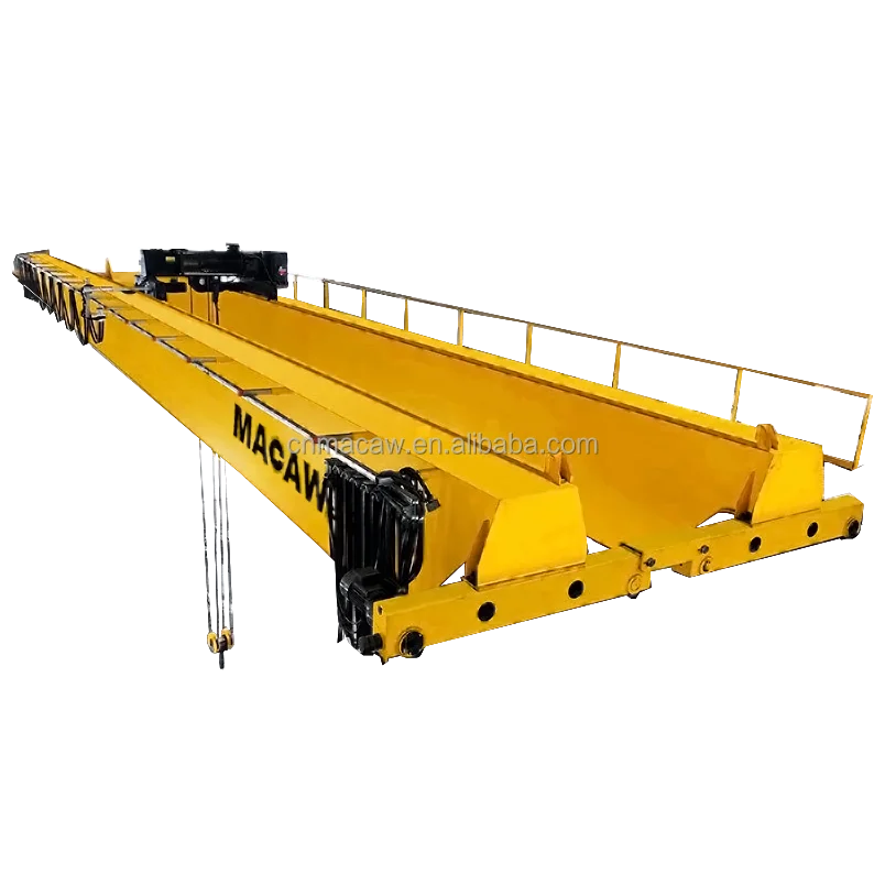 10 Ton Double Girder Rail Electric Wire Rope Hoist With Electric Traveling Trolley