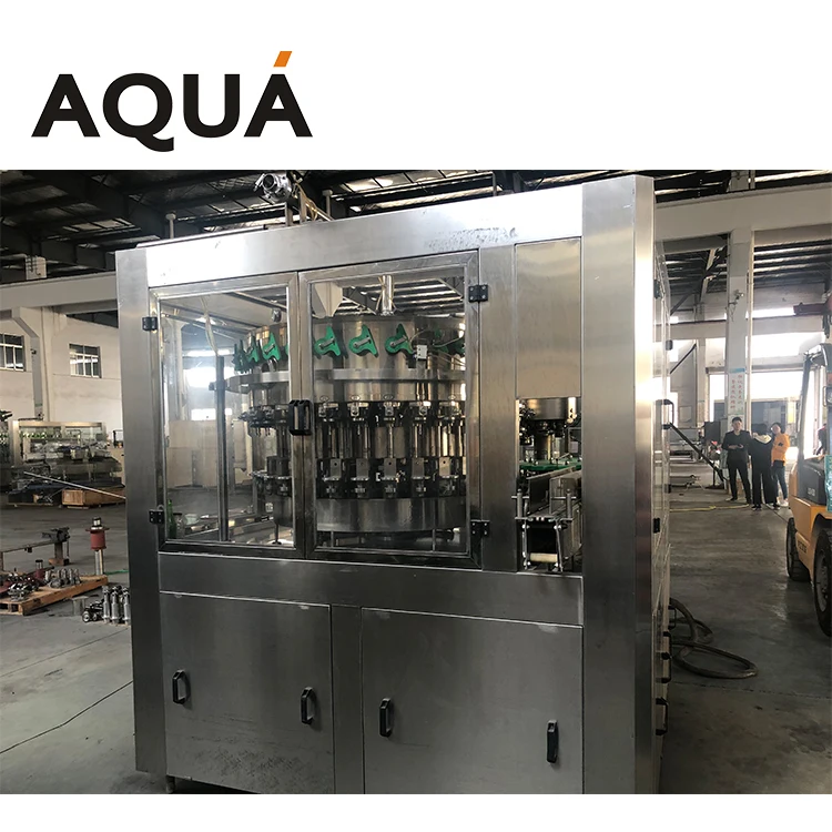 Automatic Small Beer Canning Machine / Beer Can Filling Sealing Machine