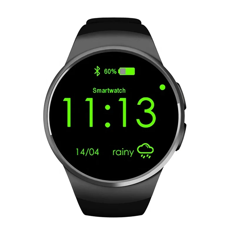 KW18 Smart Watch Heart Rate Support SIM TF Card Men SmartWatch for Xiaomi Huawei IOS Smart Phone