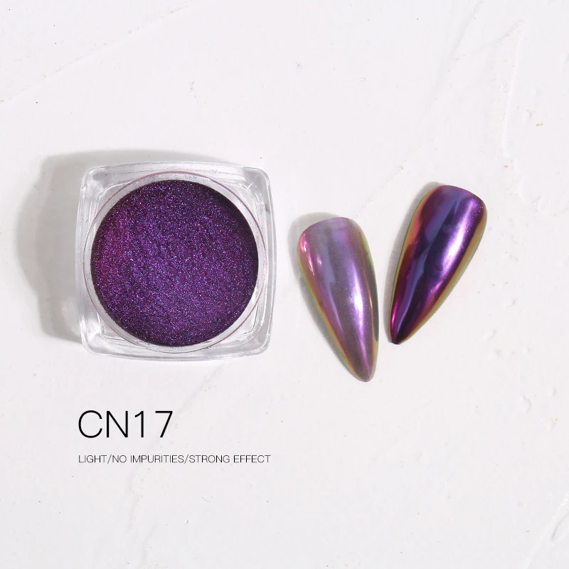 Car Coating Painting Color Pigment Nail Powder Ultra Chameleon Nail Powder Green to Blue