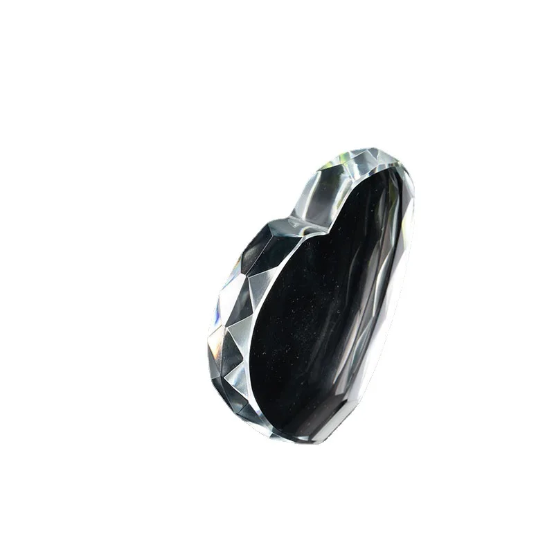 Custom Design Clear Glass Laser Cubes 3d Laser Engraving Heart-shaped Crystal Blanks Crafts Decoration