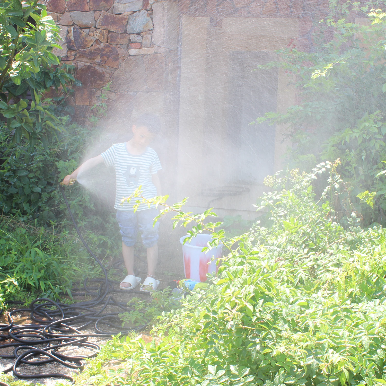 adjustable nozzle pressure water sprayer