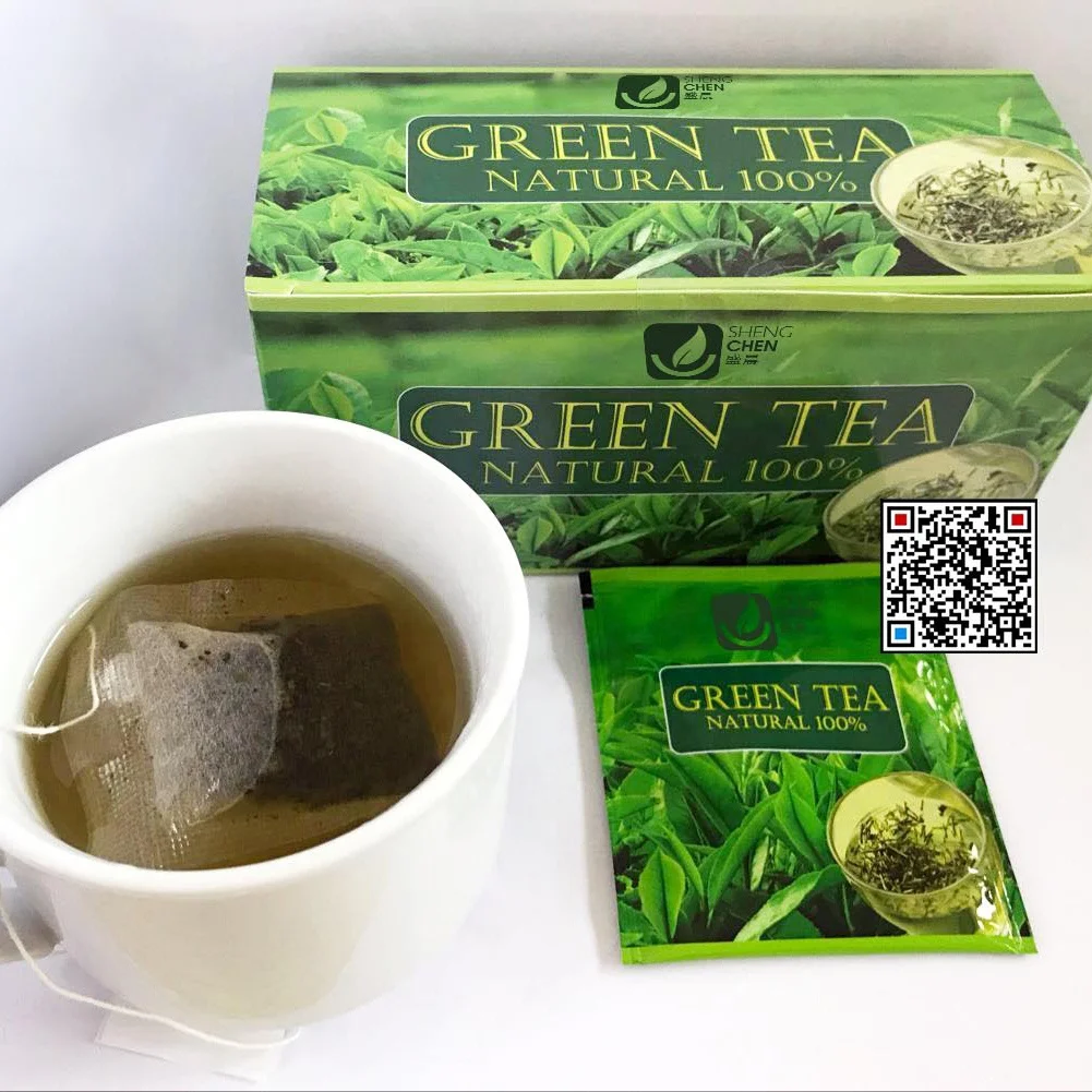 2020 Good quality Chinese green tea bag 2g*20 bags /box 2g*25 bags made in Anhui Shengchen Food Co.,ltd