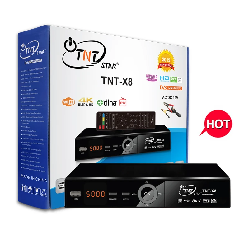 TNTSTAR TNT-X8 New decoder c band dtv apk dvb t2s dvb t2 7.2 receiver  dvb t2 digital dish receiver satellite tv internet tv dec