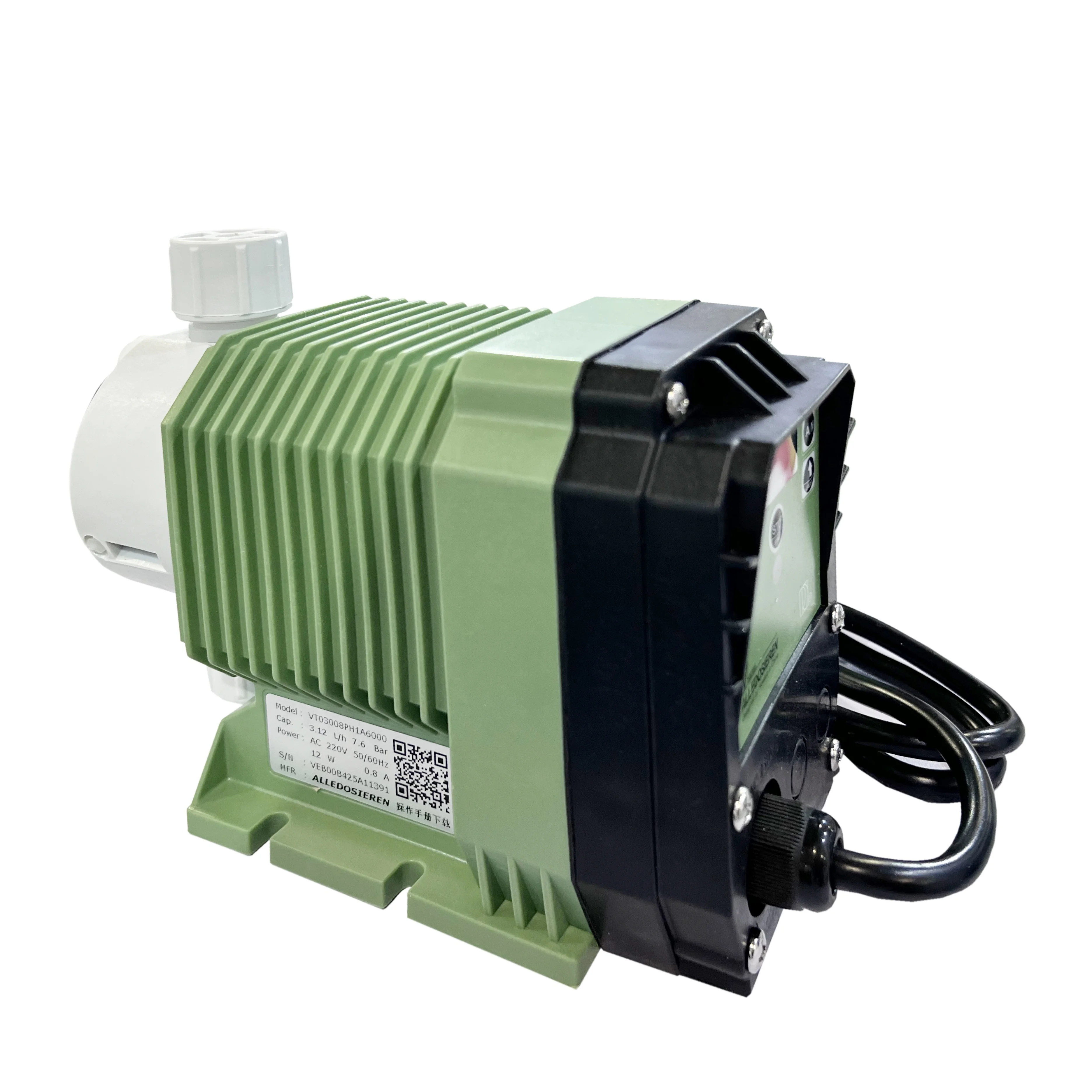 Electronic Dosing Pump 5L 6Bar Water Treatment Chemical Metering Pump Medical Dosing Pump Timer Pulse