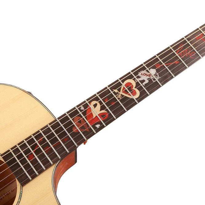 Peach blossom core spruce veneer K217C high quality 41 inch acoustic guitar manual wholesale