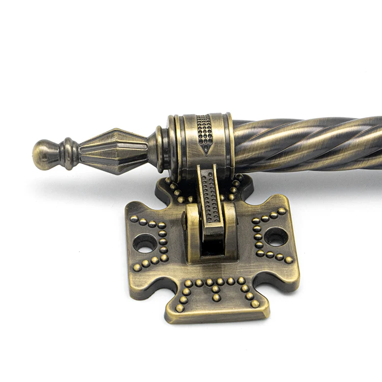 custom length metal twist design Funeral supply Casket Handles coffin handle