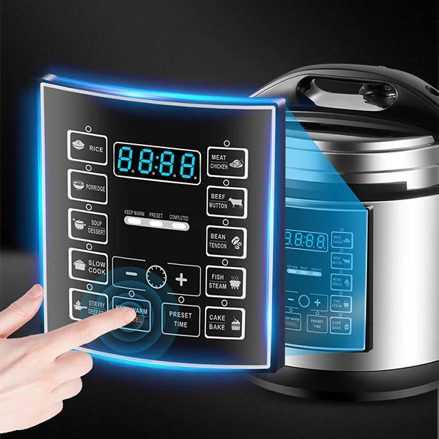 Дешевая многофункциональная нержавеющая сталь 4L 5L 6L 8L 10L алюминиевая подкладка антипригарная