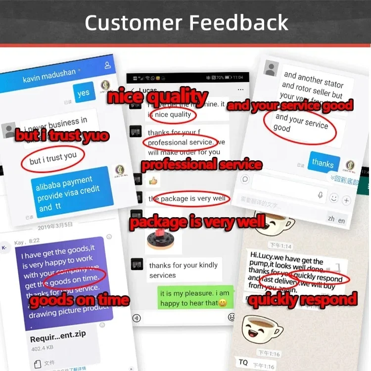 Waste Well High Pressure Sewage Treatment Eccentric Single Water Screw Pump Customizable Cable Length Construction Machinery