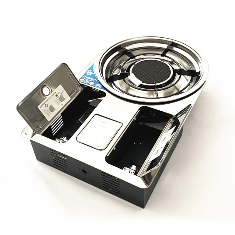 Embedded gas fire boiler cooking dedicated restaurant cassette stove can connect two tanks of gas large capacity design