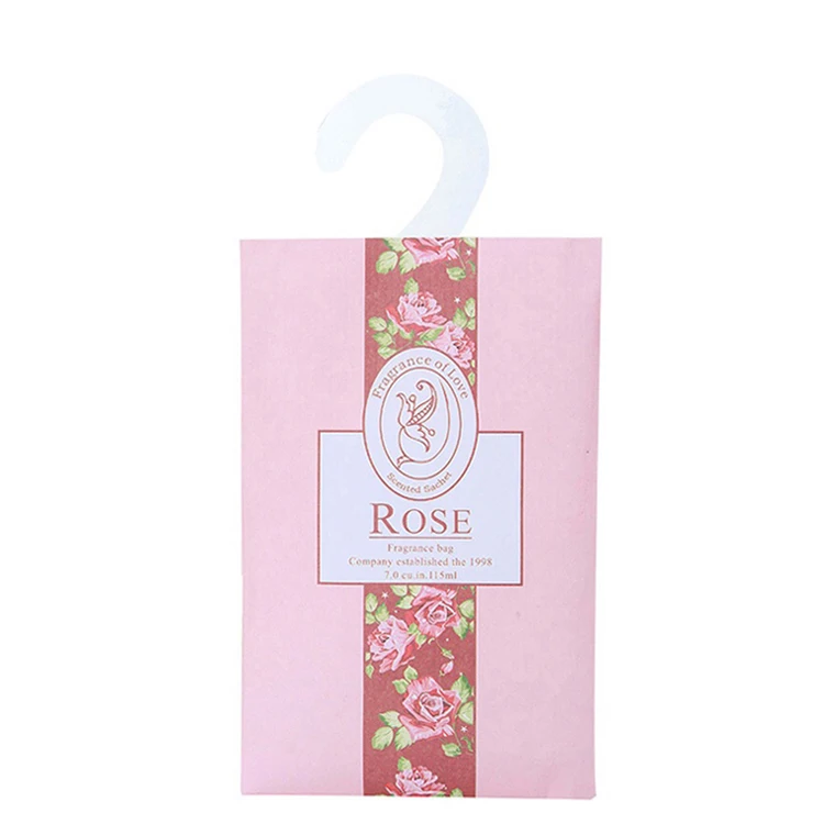 Customized Logo Jasmine Rose Scent Air Freshener Vermiculite Stone Fragrance Envelop Sachet