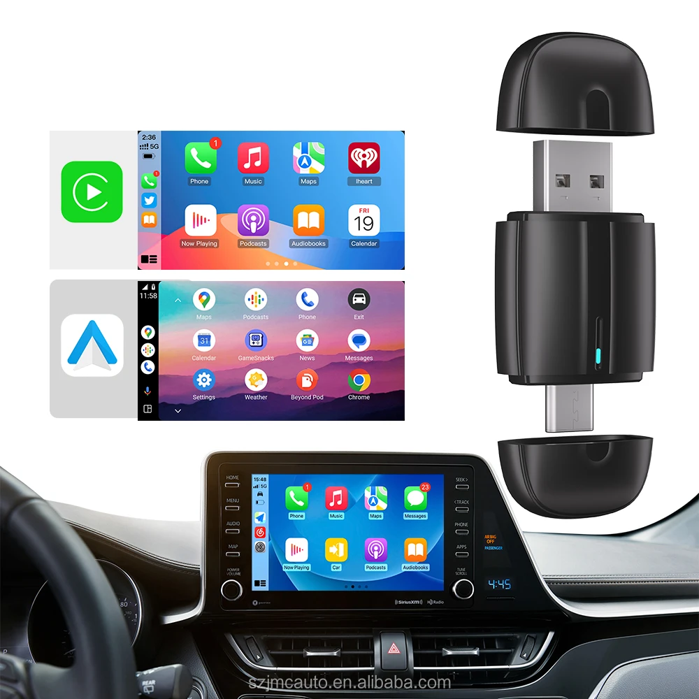 JMC Ai Box Carplay Dongle автомобильный смарт-бокс беспроводной адаптер для любого автомобиля многофункциональный медиа-бокс Универсальный