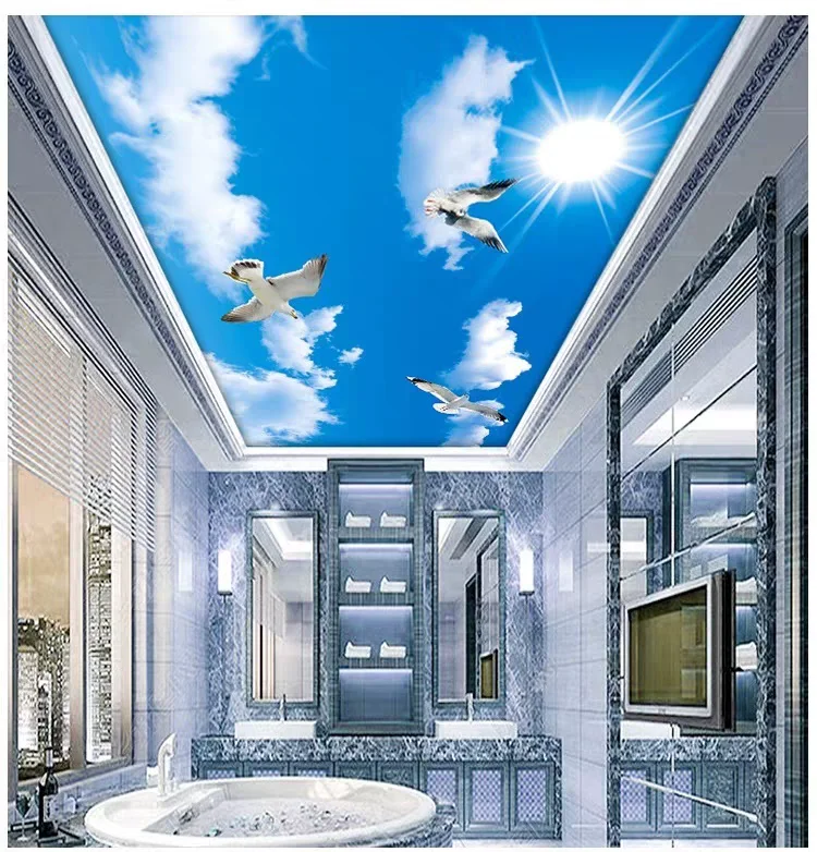 wholesale price Galaxy sky Decorative films PVC foil stretch ceiling PVC foil interior decoration false pop ceiling