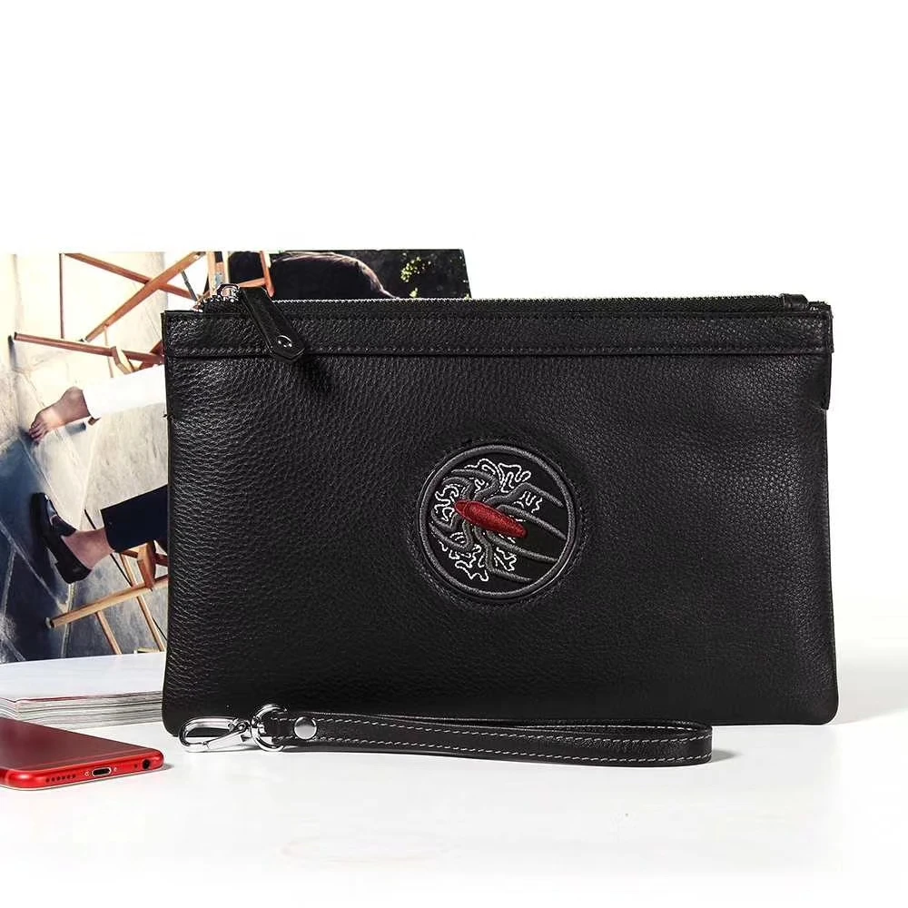 Мужские сумки, новинка 2021, модные клатчи, корейский модный клатч, кожаные сумки-конверты, мужские сумки из воловьей кожи