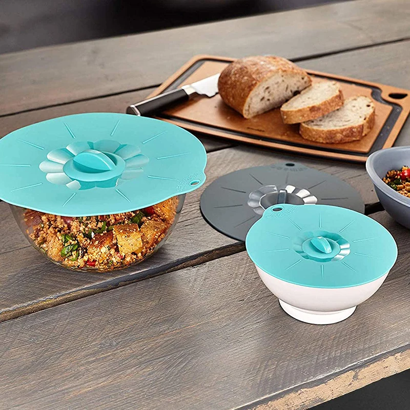 Wholesale Multipurpose Non-Slip Reusable Eco-friendly Bowl Cover Silicone Pot Lid