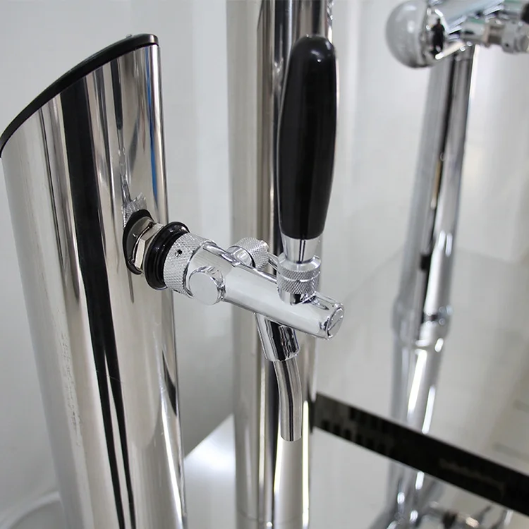 Cocktail Party Kegerator Stainless Steel Water Cooled Draft Beer Dispenser