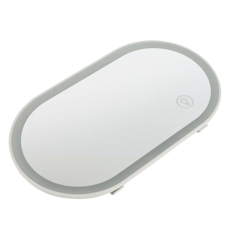 Hot Selling  Auto Makeup Mirror LED Touch Light Car Sun Visor Makeup Mirror Ladies Car HD Makeup Mirror