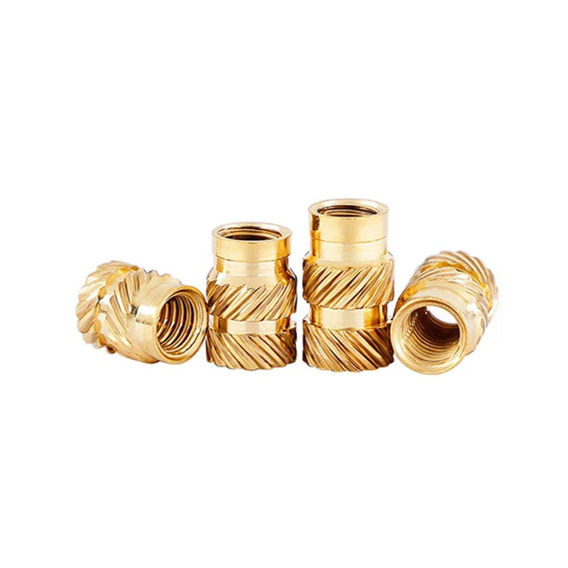 M2 M2.5 M3 M4 M5 M6 M8 Threaded insert nut Brass Knurled nut plastics injection molding