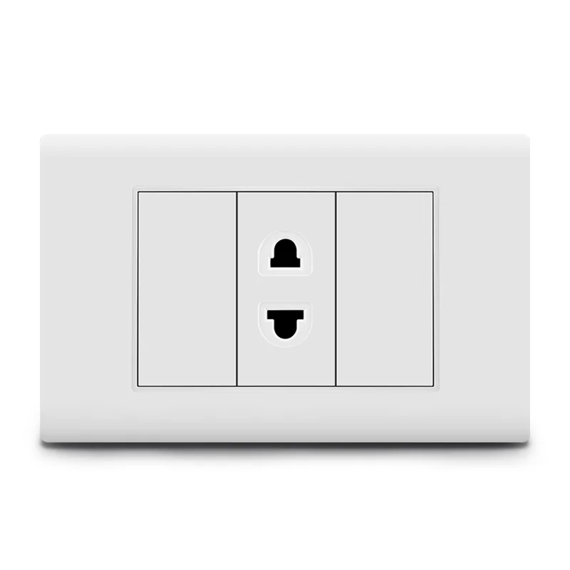 Common Mechanical Good Quality American Standard Australian Standard Wall Switch And Socket Electric Interruptor Light Switch