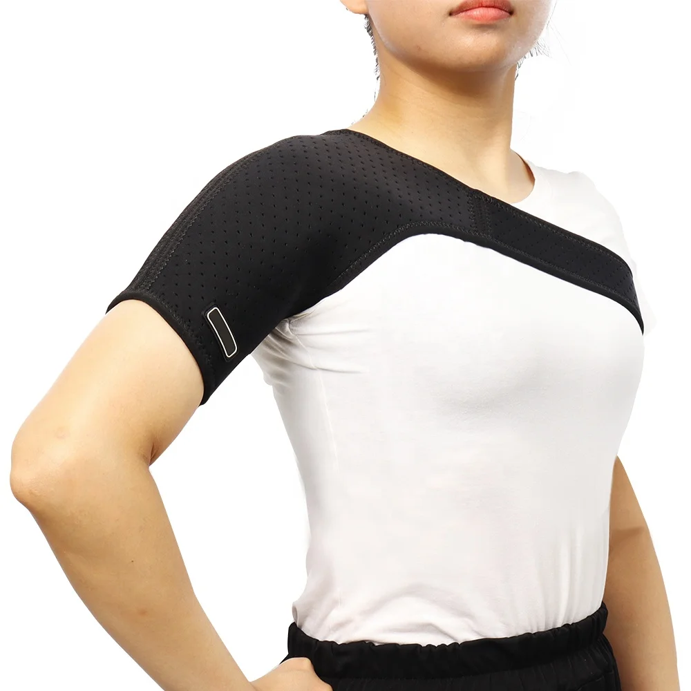 Hot selling LOGO custom shoulder support guard with honeycomb devise comfortable and breathable
