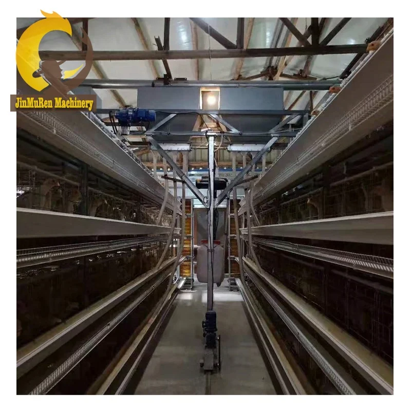 Jinmuren Factory Making H Type Chicken Farming Equipment with Automatic Feeders Drinkers for Laying Hens