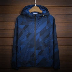 Парная свободная ветровка с принтом, Повседневная Уличная спортивная одежда, куртка с капюшоном из мягкого материала