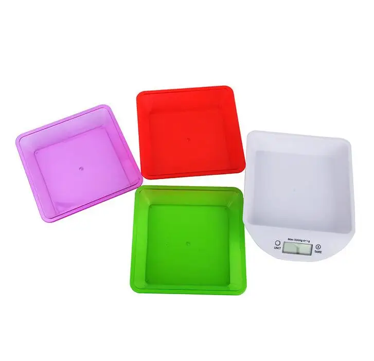 ABS Plastic Turn Off After 10 Seconds 5kg Kitchen Digital Weighing Scale digital kitchen scale